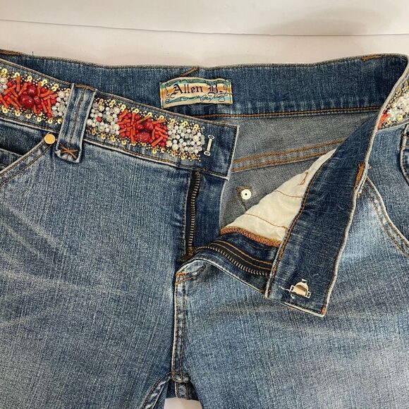Allen B| Capri| Jeans| Jewelry Trimmed| Vintage| Mint Condition - Picture 5 of 9